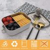Eglaf 750ml Stainless Steel Bento Box - 25oz Small Food Containers - Image 3