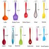 Kitchen Utensil Set - 11 Cooking Utensils - Colorful Silicone Kitchen Utensils - Image 2