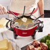 Dash Electric Fondue Set with Nonstick Pot, 8 Colored Forks & Temperature Control - Image 4