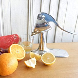 Aluminium Manual Citrus Juicer -FREE IceScoop- Manual Orange Squeezer. lemon, lime juicing. hand press juicer