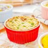 Porcelain Souffle Dish Ramekins Bakeware Set - Image 3