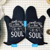 FIGROL Kitchen Oven Mitts, Microwave Oven Glove - Image 2
