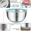 Mixing Bowls with Airtight Lids, Blingco Stainless Steel - Image 6