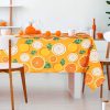 Joyfol Day Rectangle Tablecloth,Fruit Lemon Style Oxford Table Cloth - Image 4