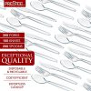 600 Clear Plastic Silverware Set | Disposable Plastic Utensils - Image 2