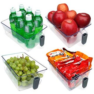 Refrigerator organizer containers