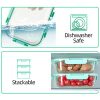 Glass Meal Prep Storage Containers with Lids – Airtight, BPA-Free & Microwave Safe for Convenient Kitchen Organization - Image 6