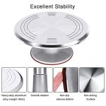 Kootek Aluminium Alloy Revolving Cake Stand 12" Cake Turntable - Image 6