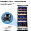 Chill in Style – Dual Zone Wine Cooler 30-Bottle Fridge with Touchscreen - Image 3