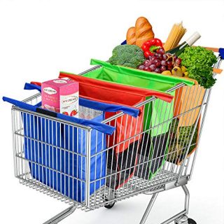 Reusable Trolley Bags For Shopping Cart