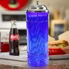 HOME-X Cobalt Blue Glass Straw Dispenser, Straw Holder - Image 3