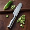 Marco Almond KYA28 14-Piece Japanese High Carbon Stainless Steel Knife Set with Self-Sharpening Block – Professional Kitchen Cutlery Gift Set 🔪🍽️ - Image 3