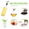 Olive Oil Dispenser - 4 Pack Oil and Vinegar Sauce Wine Glass - Image 3