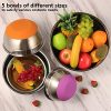 Stainless Steel Mixing Bowls (Set of 5), Non Slip - Image 8