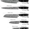 Elegant Life Professional Kitchen, 5 Pieces Knife Set - Image 3