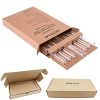 MIXIAO Glass Drinking Straws Clear Reusable Glass Straws Set - Image 7