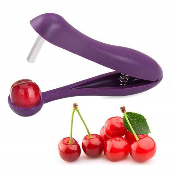 Zantado Fruit Tool Cherry Pitter - Olive Pitter Remover, Easy to Use and Suitable for Home Kitchen.