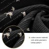 Boho Kitchen Rug Runner Black with Tassel - Image 4