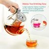 Glass Teapot with Removable Stainless Steel Infuser for Loose Leaf Tea - Image 2
