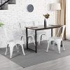 Yaheetech Metal Kitchen Dining Chairs, Indoor-Outdoor - Image 7