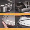 Eglaf 750ml Stainless Steel Bento Box - 25oz Small Food Containers - Image 2