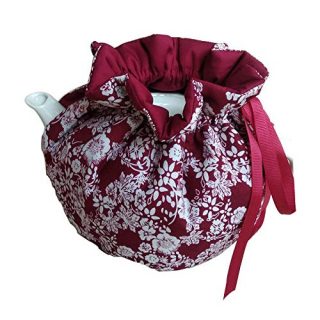 Cotton Tea Cozy for Teapots Printed Tea Cosy Tea Cover Keep Warm Tea Pot Dust Cover Insulated Kettle Cover for Home Kitchen Decorative Accessories (C12)