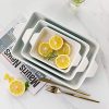 Krokori Rectangular Baking Pan Ceramic Glaze Baking Dish - Image 8