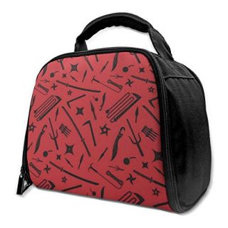 Oxford Cloth Insulated Lunch Bags, CWC Youth Spy Ninja Collection Portable Insulation Bags Tote,Stylish Aluminum Film Pack Bento Tote for Work Hiking