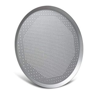 Pizza Pan 15 Inch, Beasea Aluminum Alloy Pizza Pan with Holes Round Pizza Tray Pizza Crisper Pan Pizza Baking Tray Bakeware for Home Restaurant Kitchen