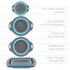 Homeries Kitchen Collapsible Colander (Set of 4) - Image 6