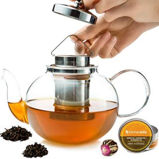 Stovetop Teapot with Removable Stainless Steel Strainer
