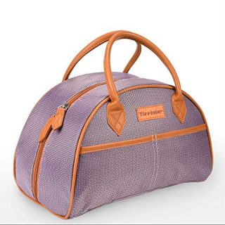 Tirrinia Insulated Lunch Bag for Women, Reusable Tote Bag for Men & Kids, Fashionable Cooler Lunch Box for Working/School/Picnic - Purple