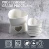 Zen Kitchen Fondue Pot Set, Glazed Ceramic Fondue Set - Image 5