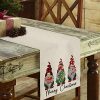 Artoid Mode Buffalo Plaid Polka Dot Gnomes Table Runner - Image 7