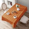 MILARAN Waterproof Tablecloth Polyester Plaid Jacquard - Image 2