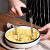 LADIZIO Stainless Steel Potato Masher, Hand Plate Food Masher - Image 4