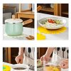 CLEBROOM 2 pcs Anti-Hot Silicone Trivet Mat,7.5 Inch - Image 3