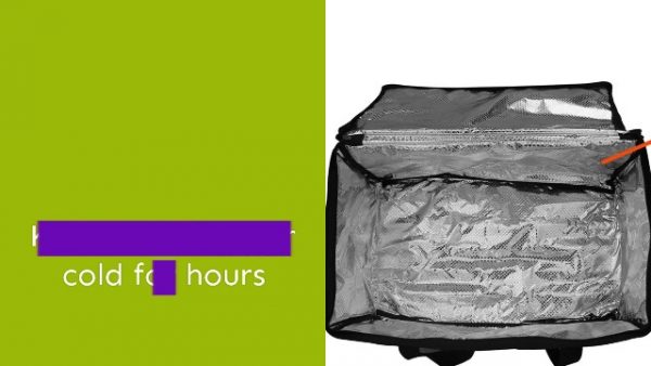 Delivery Bag Heavy Duty Nylon Extra Large Capacity with Insulation - Image 7