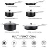 SKY LIGHT Nonstick Cookware Set, 10 Piece Stone-Derived Cooking Pots - Image 2