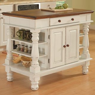 Americana Antique White Kitchen Island by Home Styles