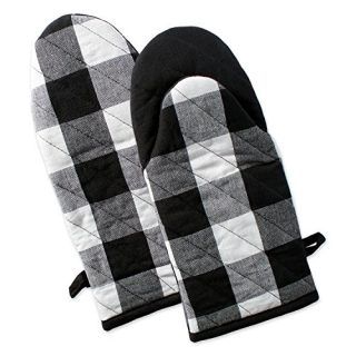 Buffalo Check Plaid Oven Mitts, Heat Resistant