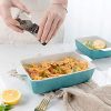 Krokori Rectangular Baking Pan Ceramic Glaze Baking Dish - Image 7