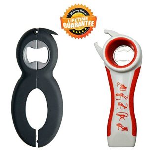 Bottle Can and Jar Opener Multi Kitchen Tool Bundle Rheumatoid Arthritis Products Aids Twister Grip Lid Seal Remover Lid Twist Off For Arthritic Hands Kitchen Gadgets and Tools Set