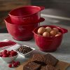 KitchenAid Classic Mixing Bowls, Set of 3, Empire Red - Image 4