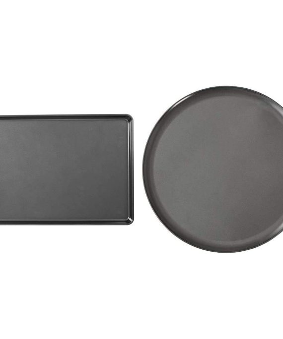 Wilton Perfect Results Premium Non-Stick 21 x 15-Inch Mega Baking Pan & Premium Non-Stick Bakeware, 14-Inch Perfect Results Pizza Pan, 14 inch