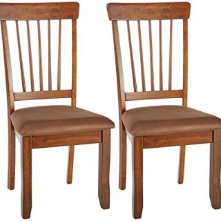 Signature Design by Ashley Kimonte Dining Room Chair Set of 2, Dark Brown