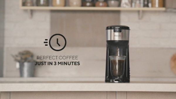 Sboly Single Serve Coffee Maker Machine with Thermal Mug - Image 7