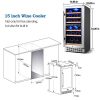 Chill in Style – Dual Zone Wine Cooler 30-Bottle Fridge with Touchscreen - Image 4