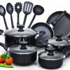 Cook N Home 15-Piece, Nonstick Stay Cool Handle Cookware Set - Image 2