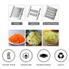 Multi Purpose Vegetable Slicer, Portable Stainless Steel Shredder Cutter - Image 3